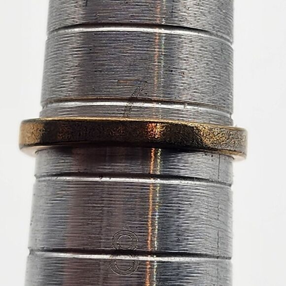 18K GERSC Rainbow Glass Ring (7.25) - Picture 7 of 7